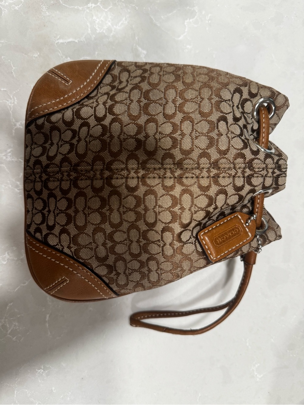 Coach Mini Drawstring Pouch - Picture 4 of 9